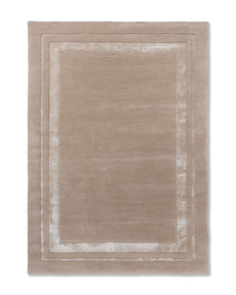 Redbrook Hazelnut Rug front view of rectangle rug