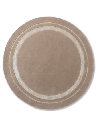 Redbrook Hazelnut Rug view of round rug