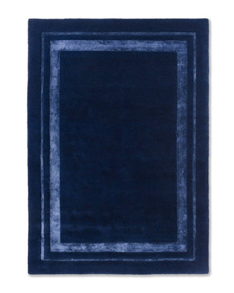 Redbrook Midnight Rug front view of rectangle rug