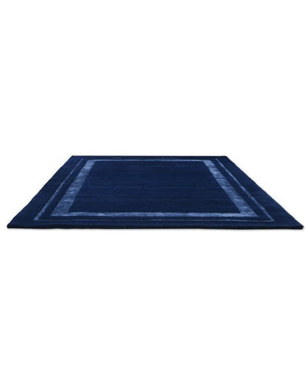 Redbrook Midnight Rug front view of rectangle rug
