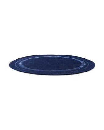 Redbrook Midnight Rug view of round rug