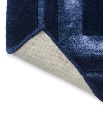 Redbrook Midnight Rug back view of rectangle rug