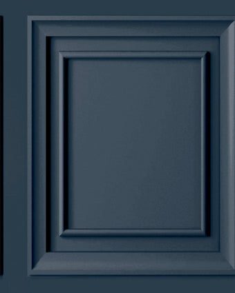 Redbrook Wood Panel Dark Seaspray Wallpaper - Close-up view of wallpaper