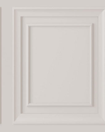 Redbrook Wood Panel Dove Grey Wallpaper - Close up view of pattern