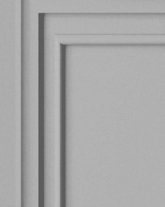 Redbrook Wood Panel Silver Wallpaper - Close up view of wallpaper