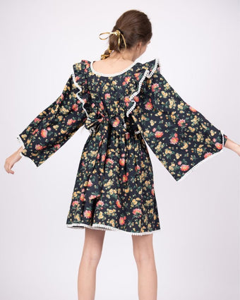 Rhian Daisy Rhys Dress - Back view of dress on model