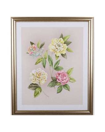 Roisin Framed Print Pale Amethyst - View of print