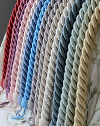 Rope Tieback - Blush - View of colors available