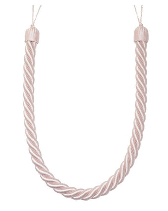 Rope Tieback - Blush  - Full view of tieback