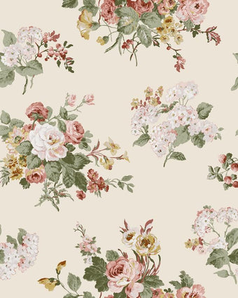 Rosemore Pale Sable Wallpaper - Laura Ashley