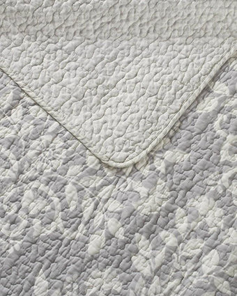 Rowland Grey Quilt Set - Laura Ashley