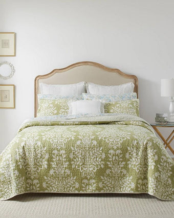 Rowland Sage Quilt Set - Laura Ashley