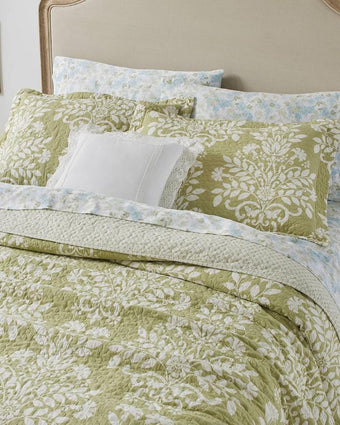 Rowland Sage Quilt Set - Laura Ashley