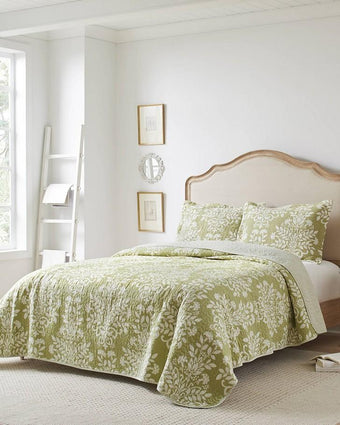 Rowland Sage Quilt Set - Laura Ashley
