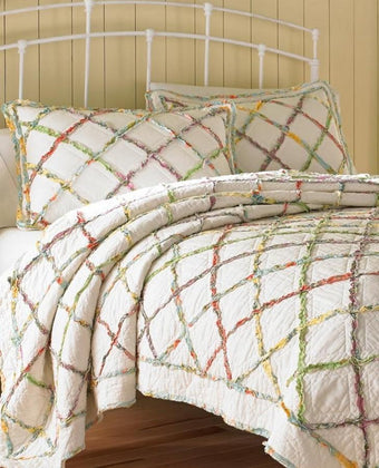 Ruffled Garden Standard Sham - Laura Ashley