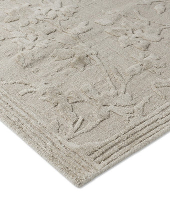 Rye Natural Rug close up view of rug