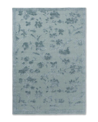 Rye Sage Rug view of front of rug