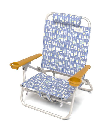 Sandbar Low Backpack Beach Chair Sea Bouy view of front of chair