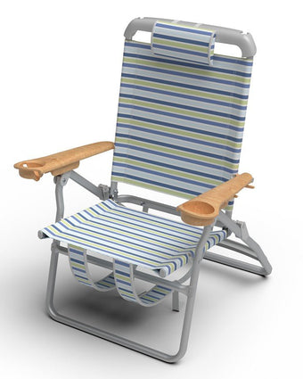 Seablue Stripes High Beach Chair - Laura Ashley