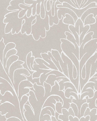Silchester Dove Grey Wallpaper - Close up view of wallpaper