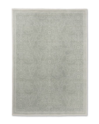 Silchester Pale Sage Rug view of front of rug