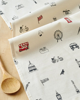 Simply London Tea Towel - Laura Ashley