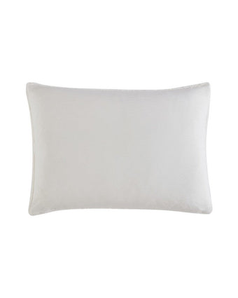 Solid Faux Fur Natural Duvet Cover Set - Reverse side of sham