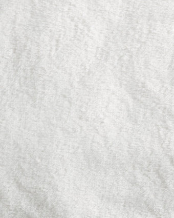 Solid Faux Fur Natural Duvet Cover Set - Close up view of duvet cover fabric