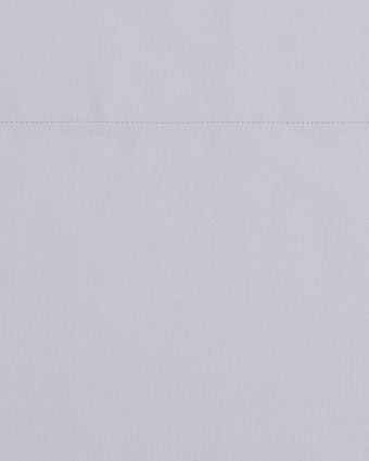 Solid Pastel Purple 800 Thread Count Sheet Set -View of stitching on top sheet