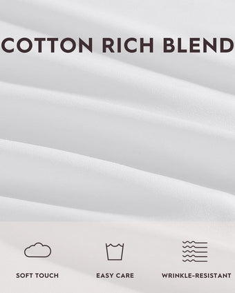 Solid White 800 Thread Count Sheet Set  Information about the sheet set