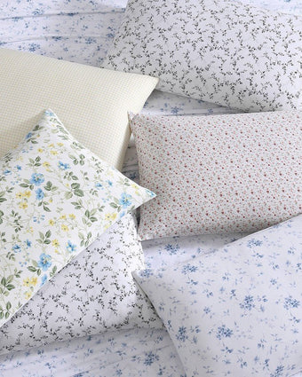Spring Bloom Periwinkle Standard Pillowcase Pair - Laura Ashley