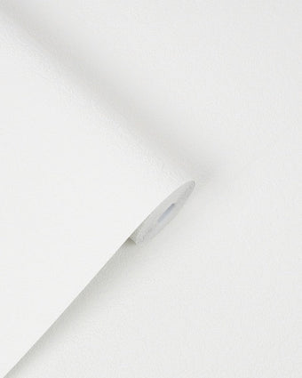 Stipple Paintable White Wallpaper Sample - Laura Ashley
