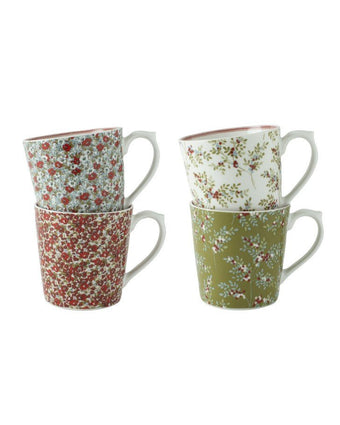 Stockbridge Set of 4 Mugs - Full view of 4 mugs