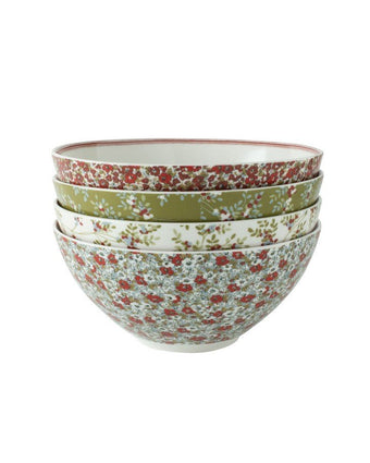 Giftset 4 6 Inch Bowls - View of bowls stacked