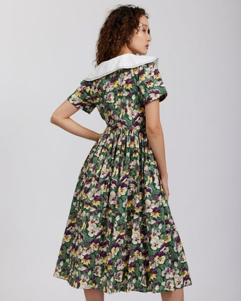 Sutterton Tye Dress view of back of dress