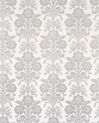 Tatton Silver Wallpaper Sample - Laura Ashley