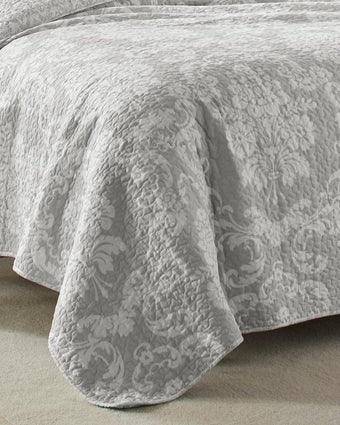 Venetia Gray Quilt Set - Laura Ashley