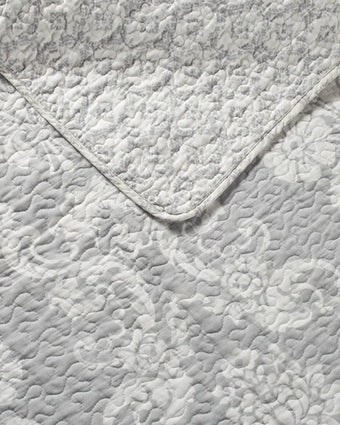 Venetia Gray Quilt Set - Laura Ashley