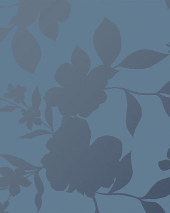 Westbourne Midnight Blue Wallpaper - Close up view of wallpaper