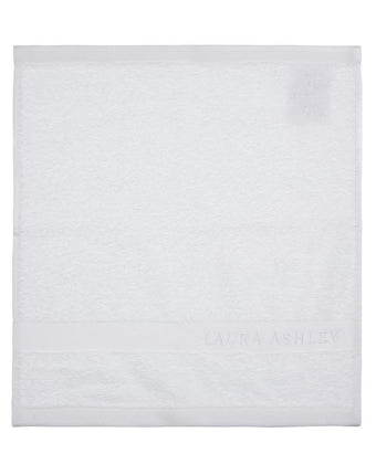 White Laura Ashley Branded Towels - Laura Ashley