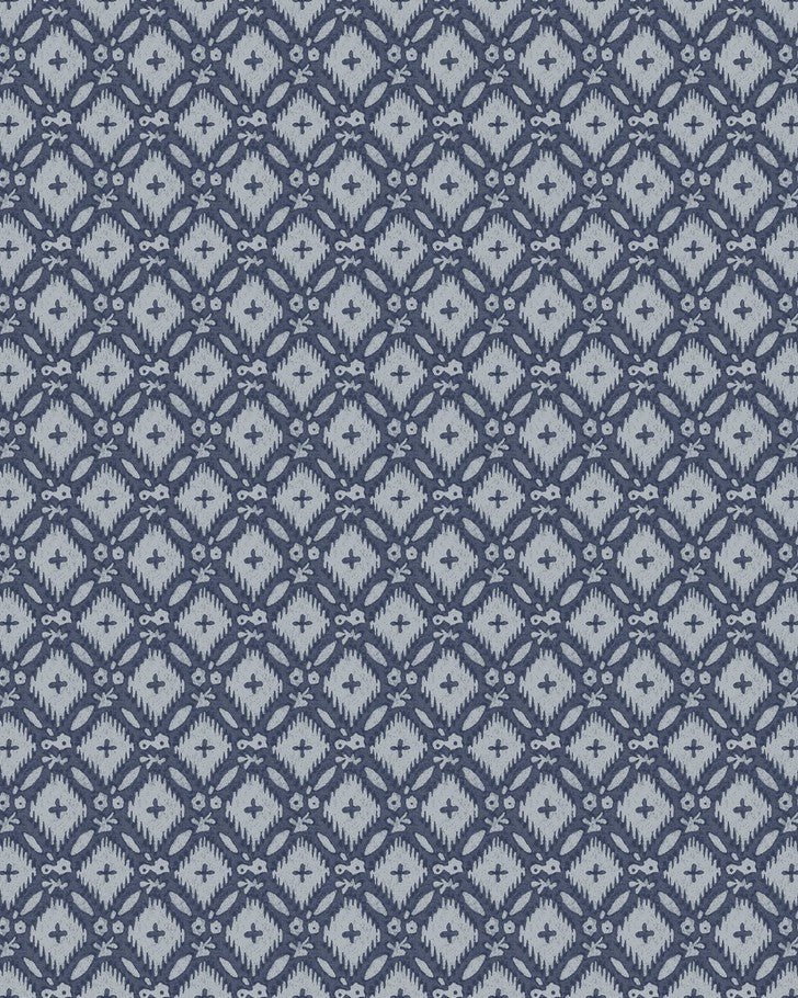 Whitebrook Dusky Seaspray Blue Wallpaper view of wallpaper