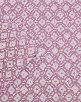 Whitebrook Mulberry Purple Wallpaper - Close up view of wallpaper