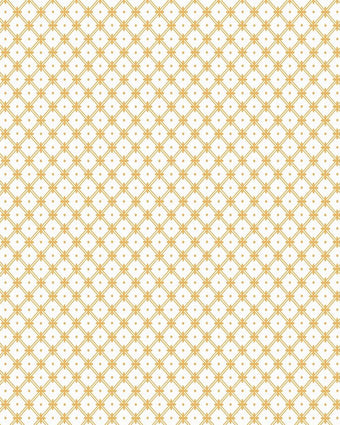 Wickerwork Pale Ochre Yellow Wallpaper - Close up view of wallpaper