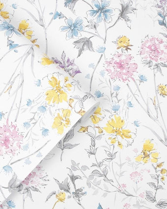 Wild Meadow Multi Wallpaper - Laura Ashley