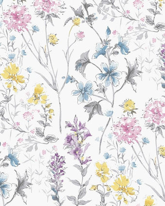Wild Meadow Multi Wallpaper - Laura Ashley