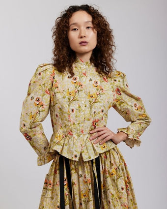 Witton Floral Grace Blouse view of front on blouse