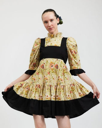 Witton Floral Mini Ruthin Dress view of front of dress