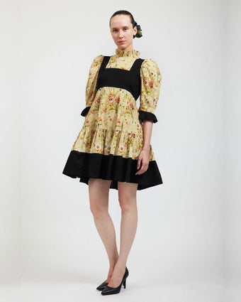 Witton Floral Mini Ruthin Dress view of front of dress