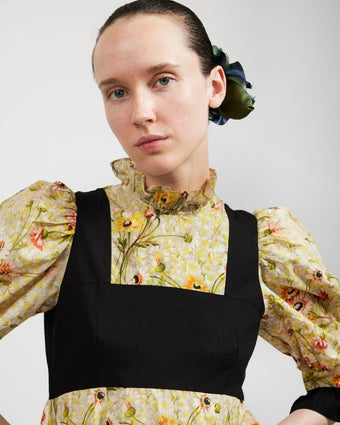 Witton Floral Mini Ruthin Dress close up view of dress